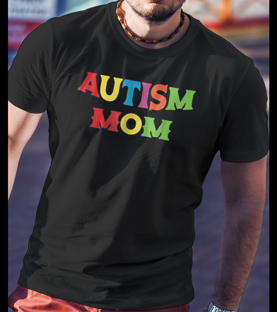 Autism Mom Autism Awareness Rainbow69 T-Shirt