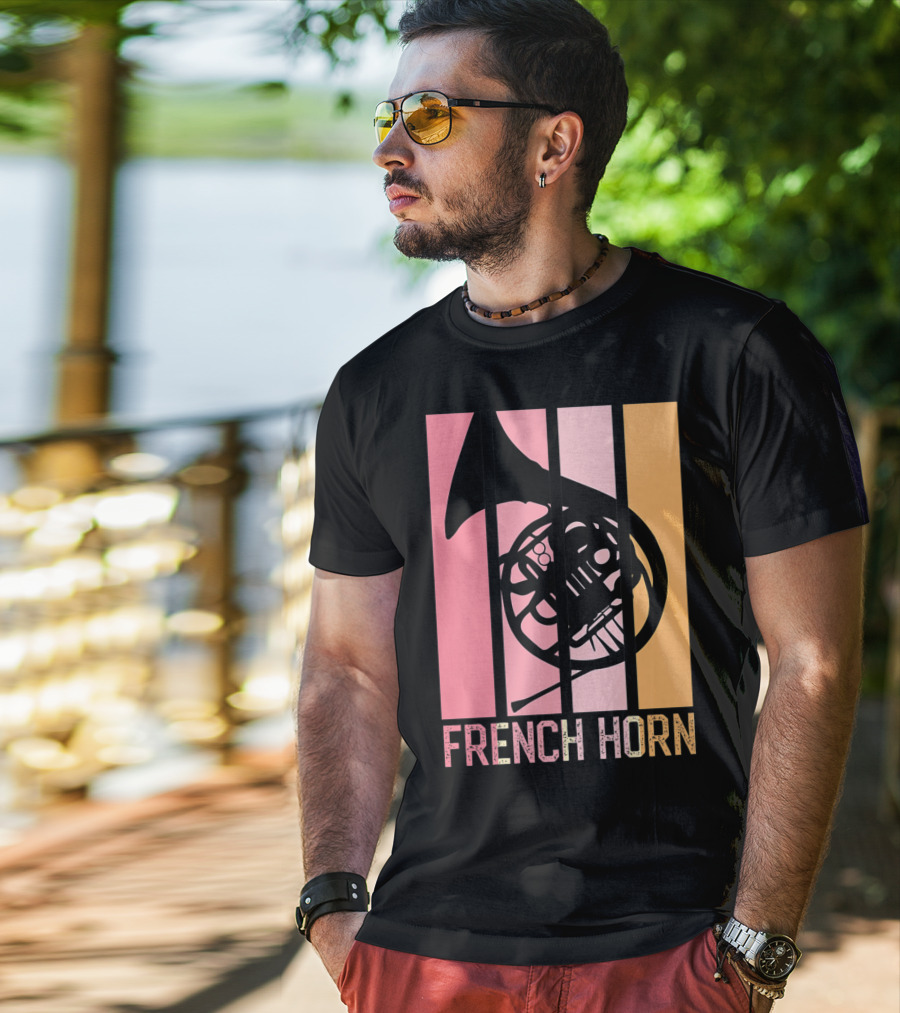 Band Mom Marching French Horn School75 T-Shirt