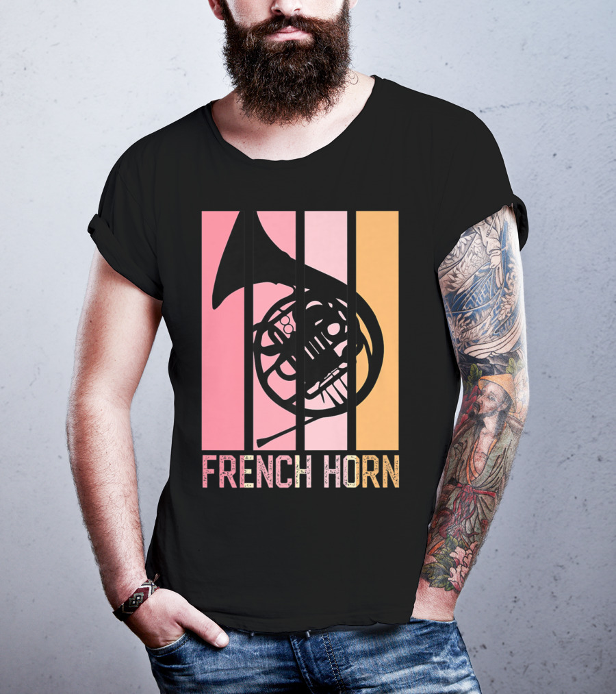 Band Mom Marching French Horn School75 T-Shirt