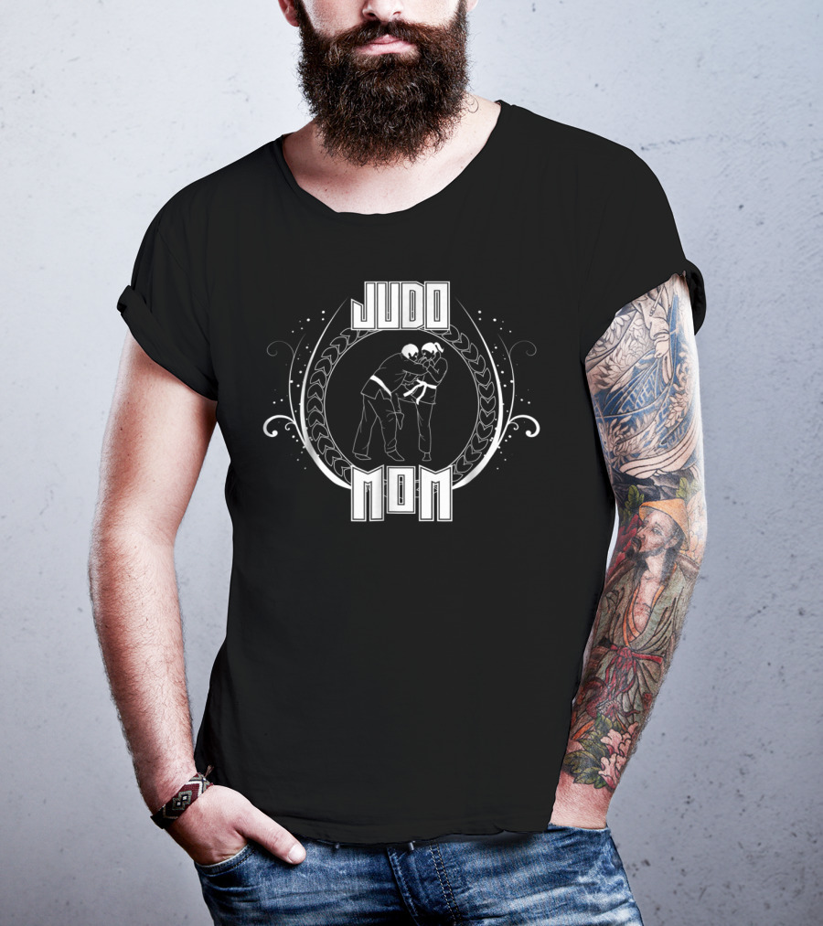 Judo Mom Black Belt Throwing Fight Sport Artistry T-Shirt