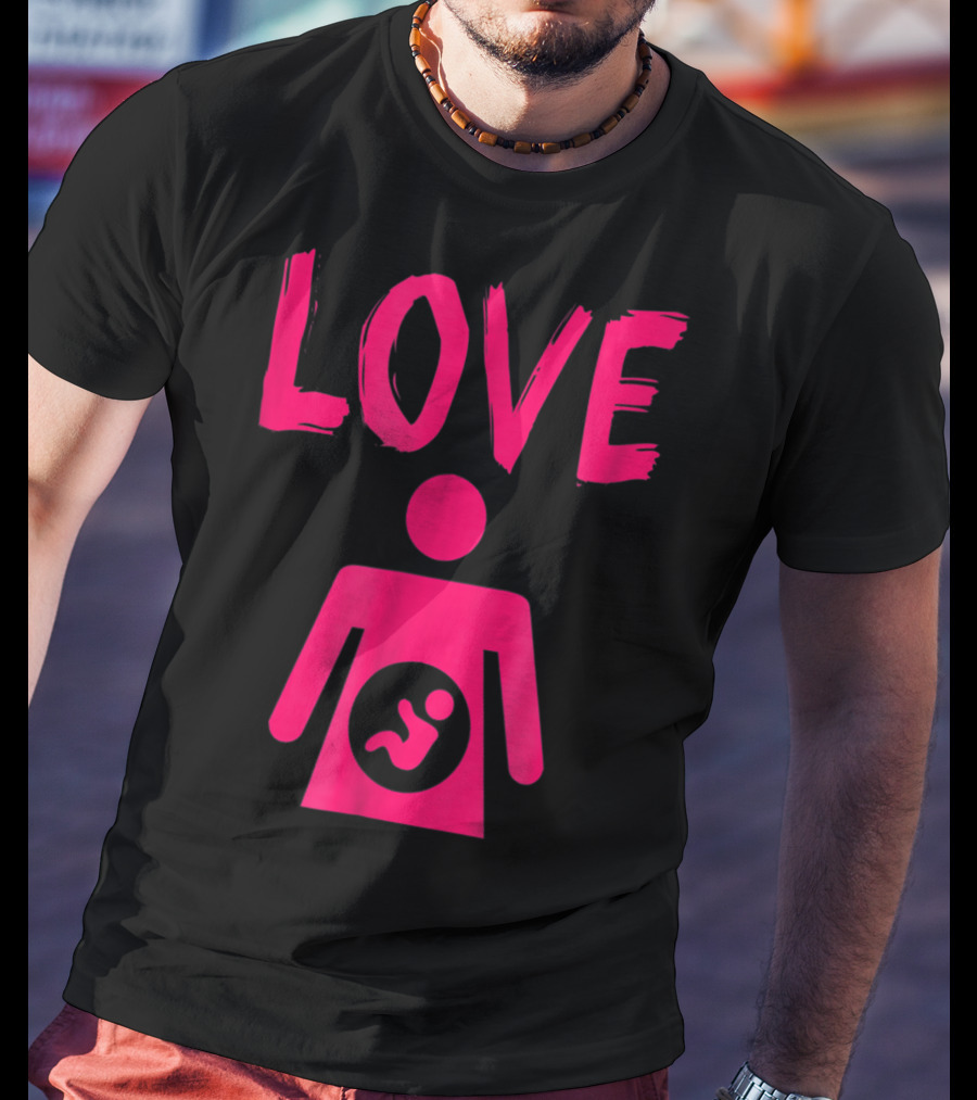 Love Mom Daughter Baby Girl T-Shirt