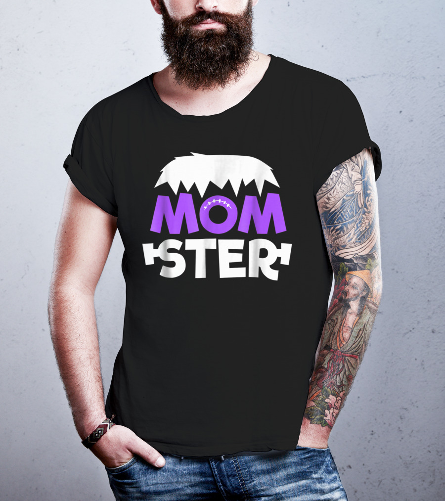 Momster Momster Funny Mom Frankenstein Hair And Stitches T-Shirt