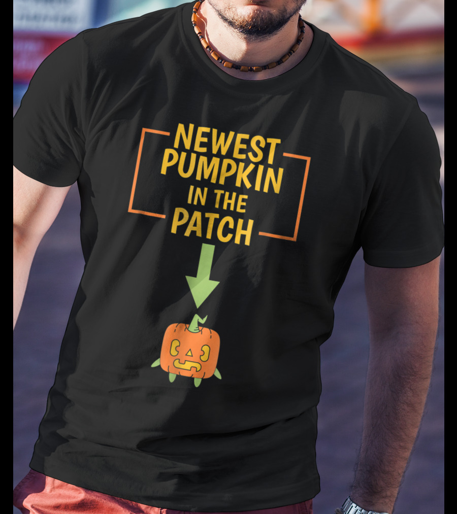 Newest Pumpkin In The Patch Thanksgiving Expecting Mom Pregnant Wife T-Shirt