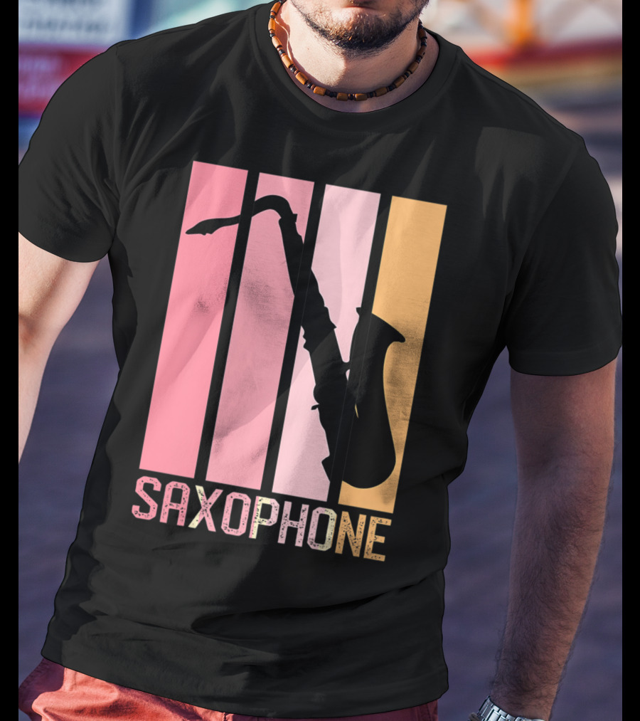 Saxophone Band Mom Marching Band School Music T-Shirt