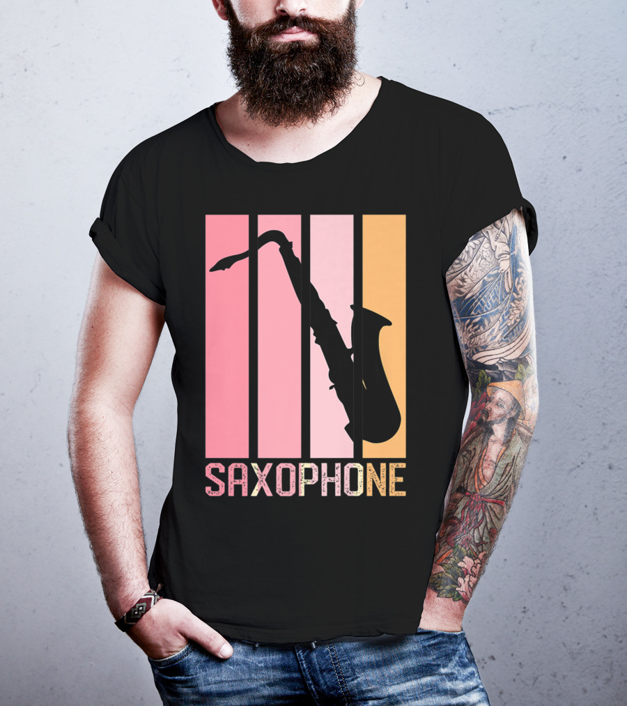 Saxophone Band Mom Marching Band School Music T-Shirt