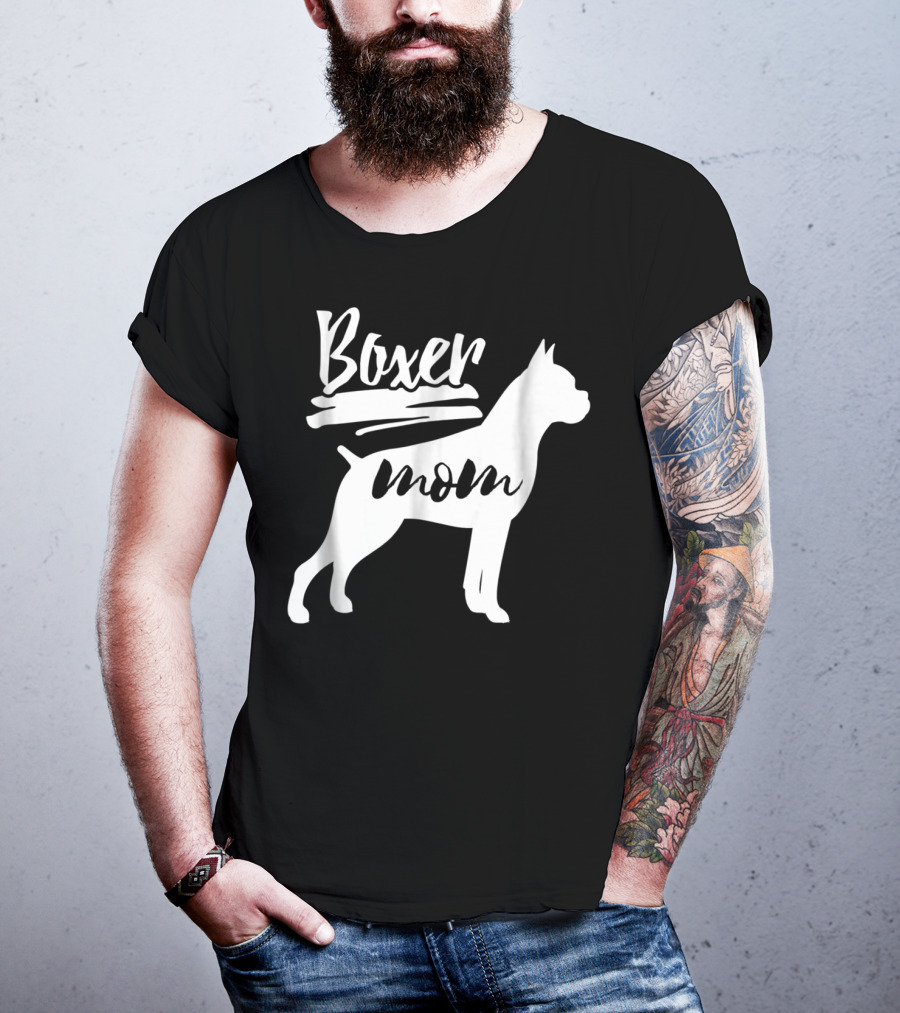 Boxer Mom Dog T-Shirt