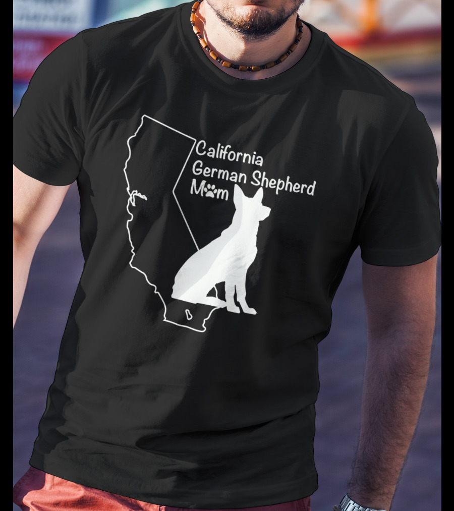 California German Shepherd Mom T-Shirt