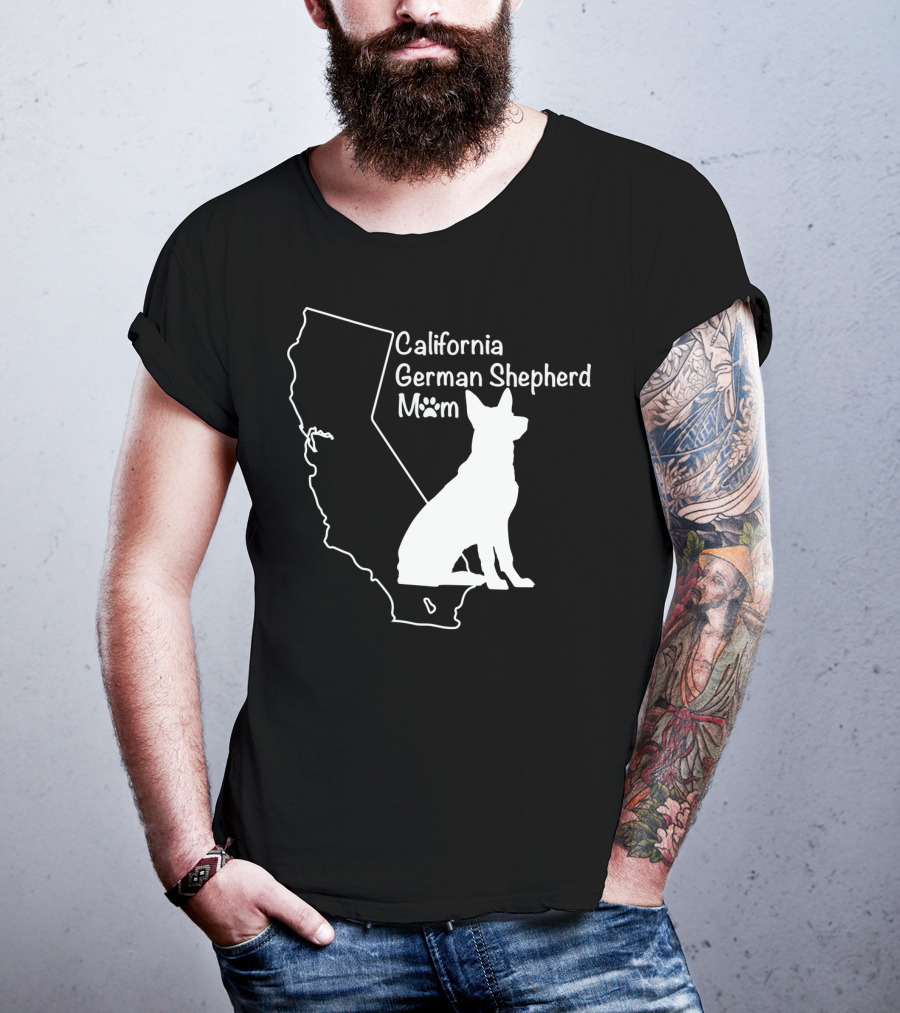 California German Shepherd Mom T-Shirt
