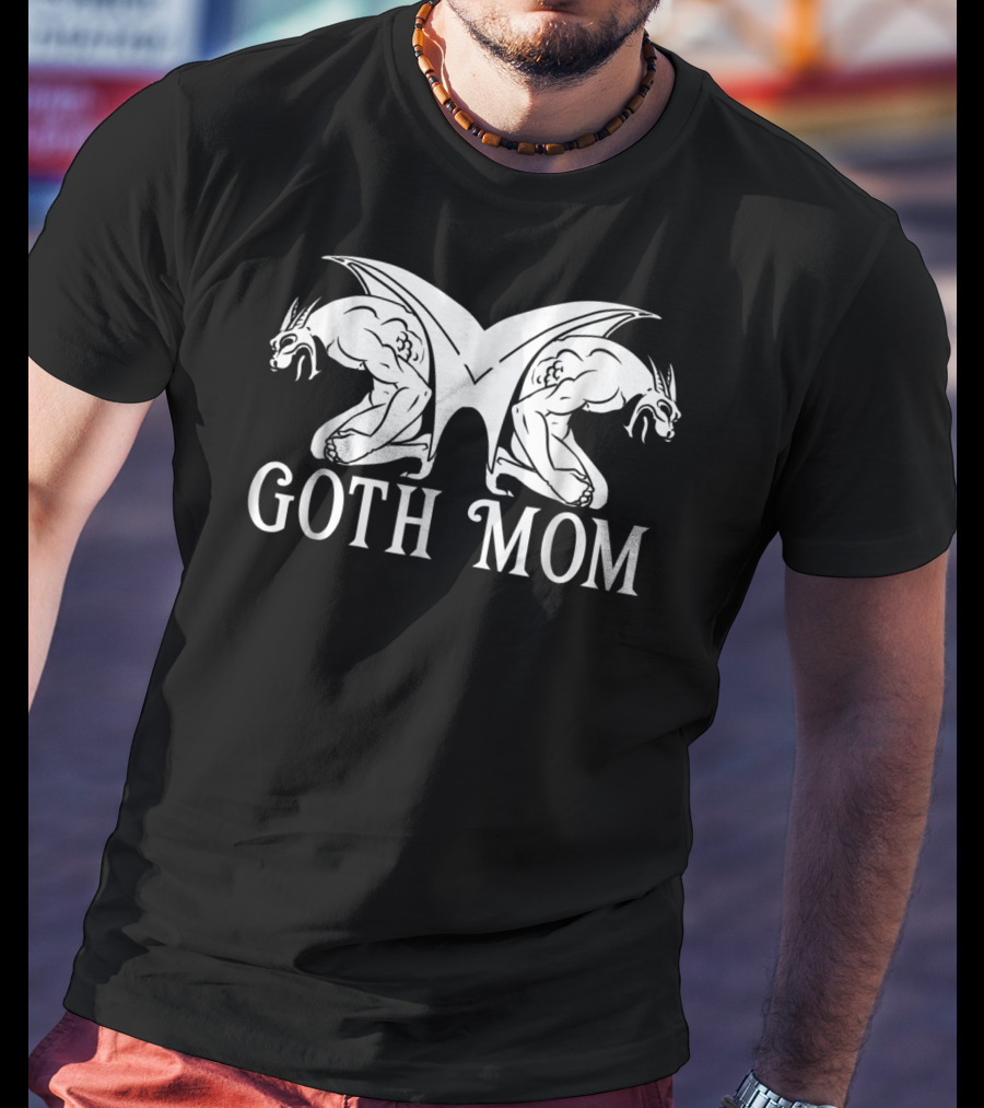Goth Mom Gargoyle Embrace T-Shirt