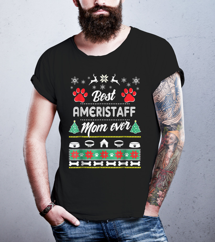 Best Ameristaff Mom Ever Christmas T-Shirt