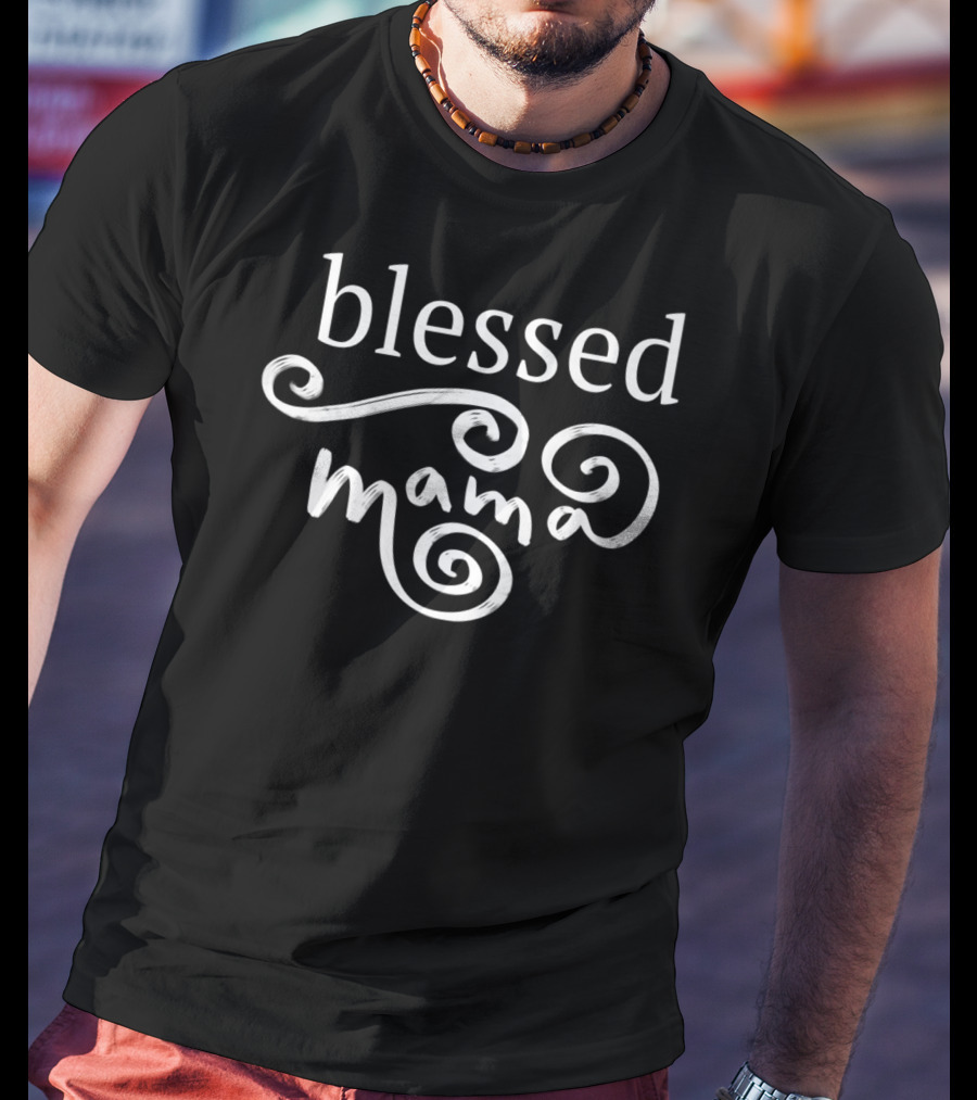 Blessed Mama Thanksgiving For Women42 T-Shirt