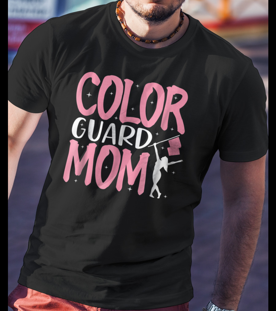 Color Guard Mom Color Guard Flag T-Shirt