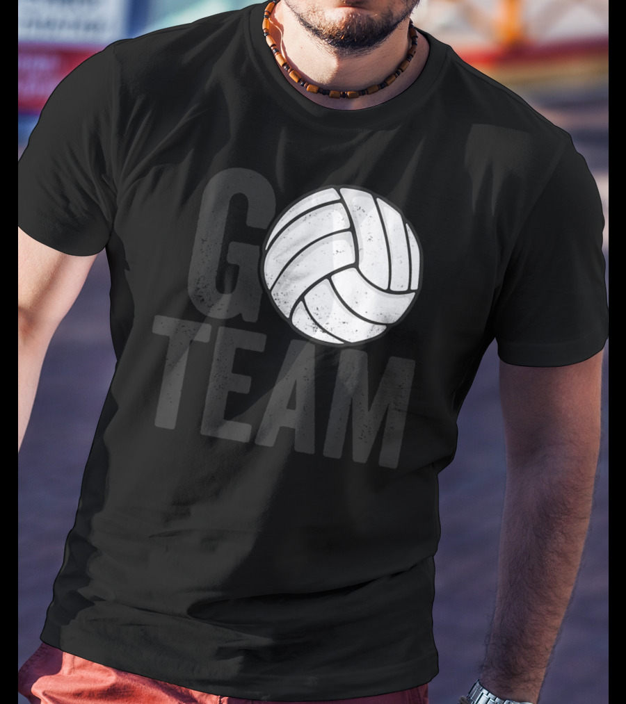 Go Team Volleyball Player Team Coach Family16 Volleyball T-Shirt
