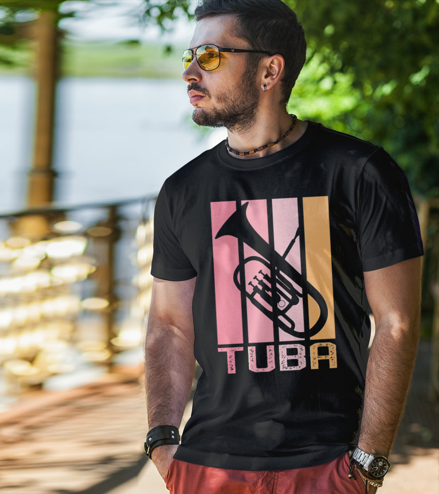 Band Mom Tuba Marching Band School Tuba T-Shirt