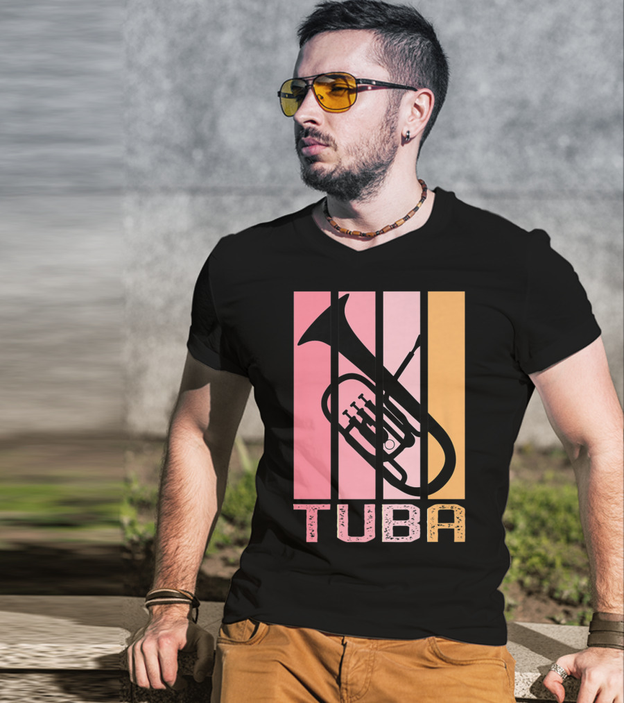 Band Mom Tuba Marching Band School Tuba T-Shirt