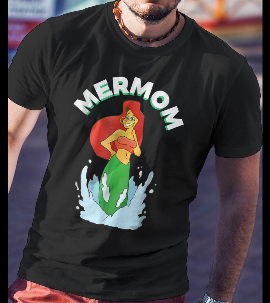 Mermom Cool Mermaid Mom Best Idea39 T-Shirt