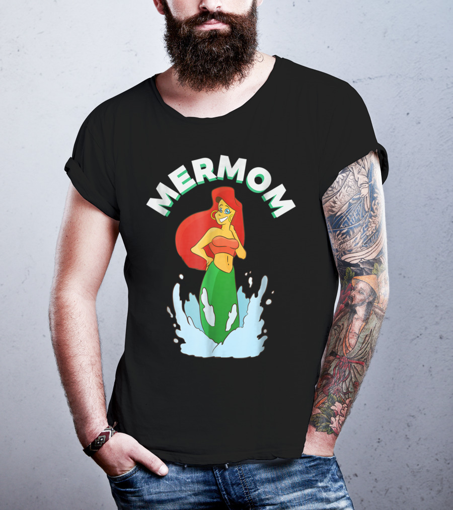 Mermom Cool Mermaid Mom Best Idea39 T-Shirt