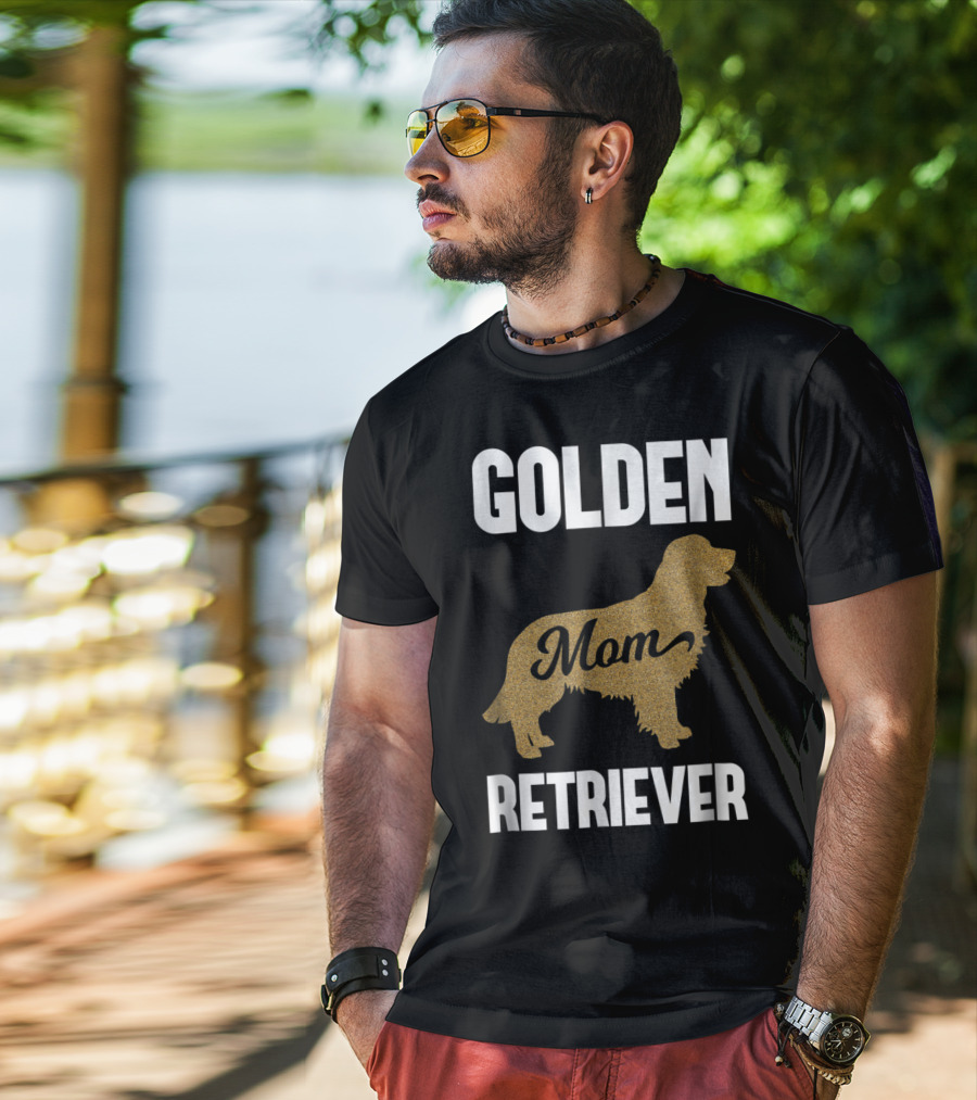 Golden Retriever Mom Dog T-Shirt
