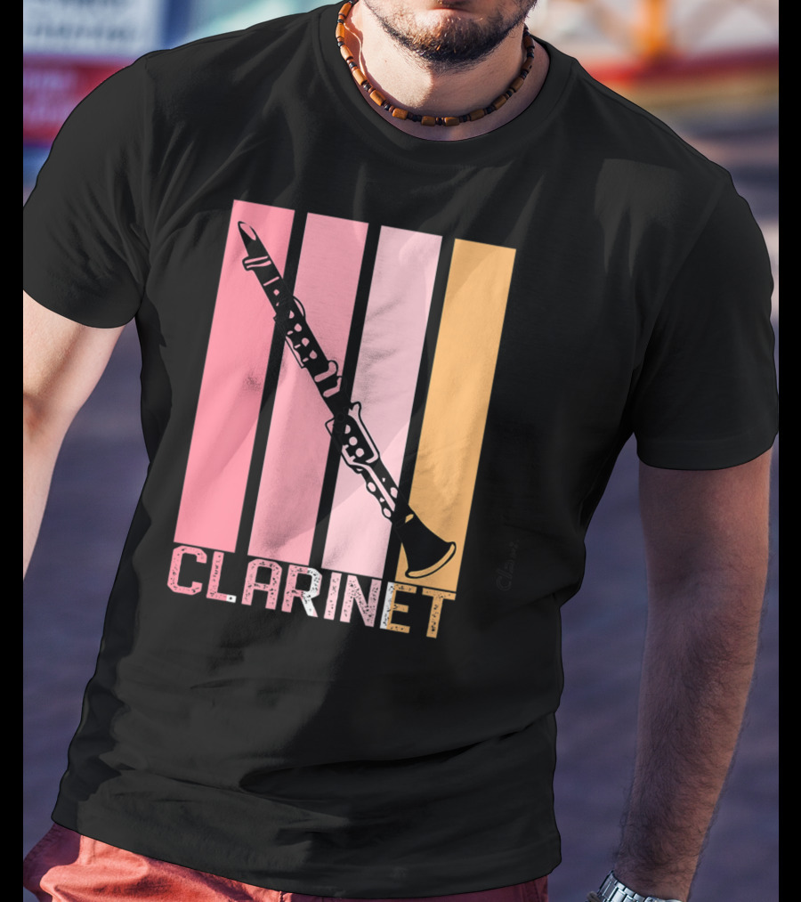 Band Mom Clarinet Marching Band School Clarinet T-Shirt