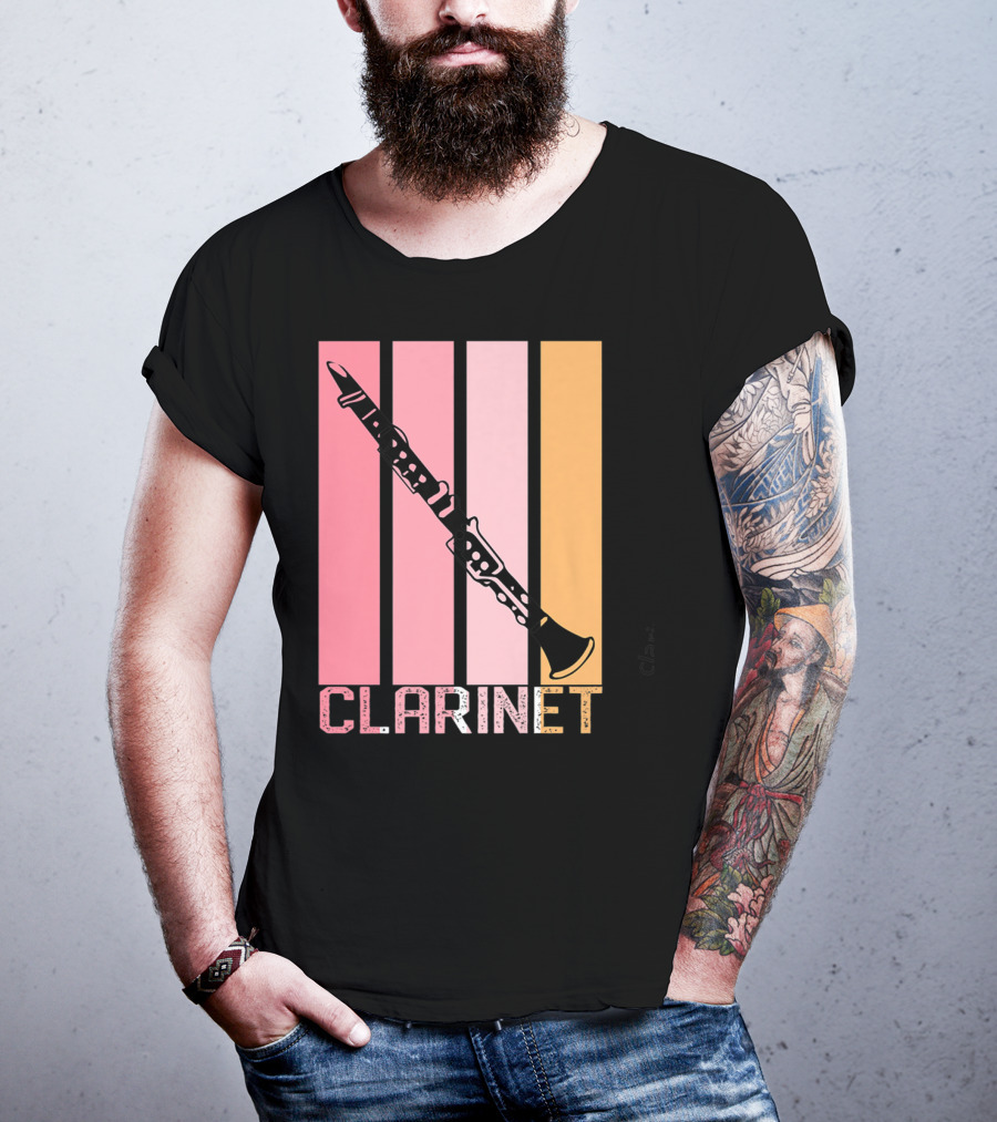 Band Mom Clarinet Marching Band School Clarinet T-Shirt