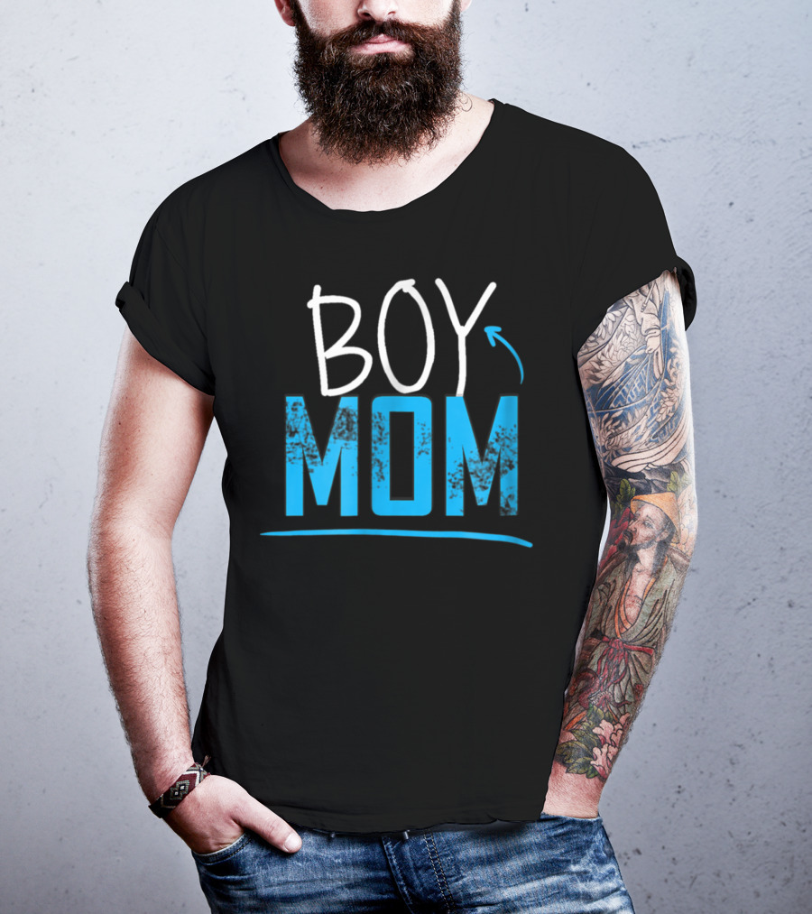 BOY MOM Cute And Cool For Proud Mothers T-Shirt