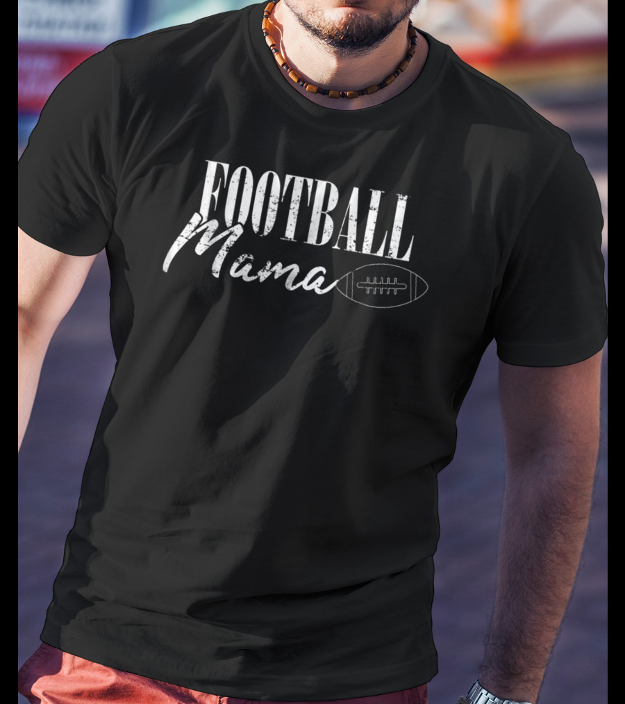 Football Mama Football Mom Fantasy Football T-Shirt