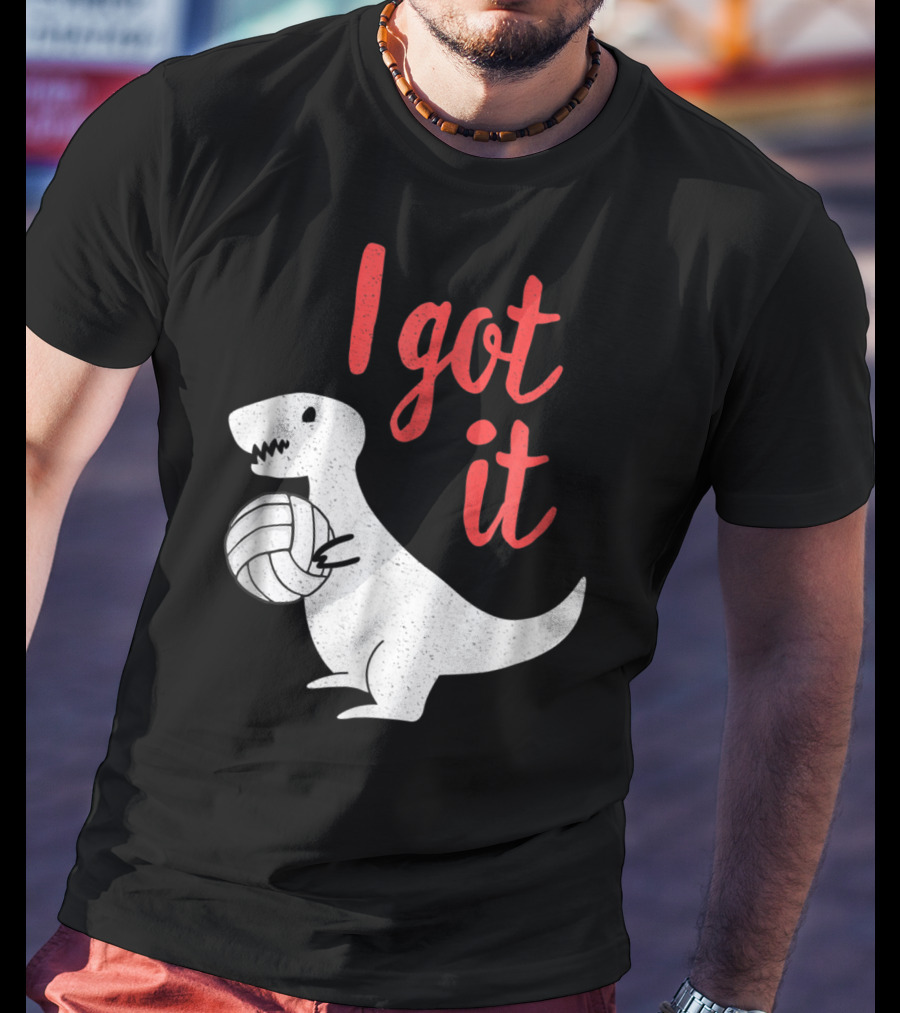 I Got It Cute TRex Volleyball Mom Dad Dinosaur T-Shirt