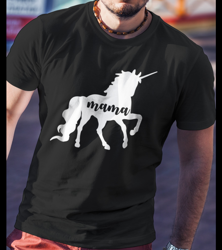 Mama Unicorn Horse T-Shirt