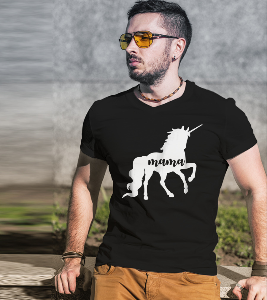 Mama Unicorn Horse T-Shirt