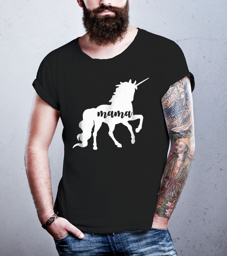 Mama Unicorn Horse T-Shirt