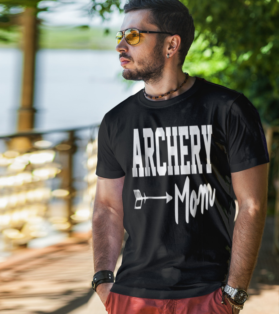 ARCHERY MOM Bow Arrow T-Shirt
