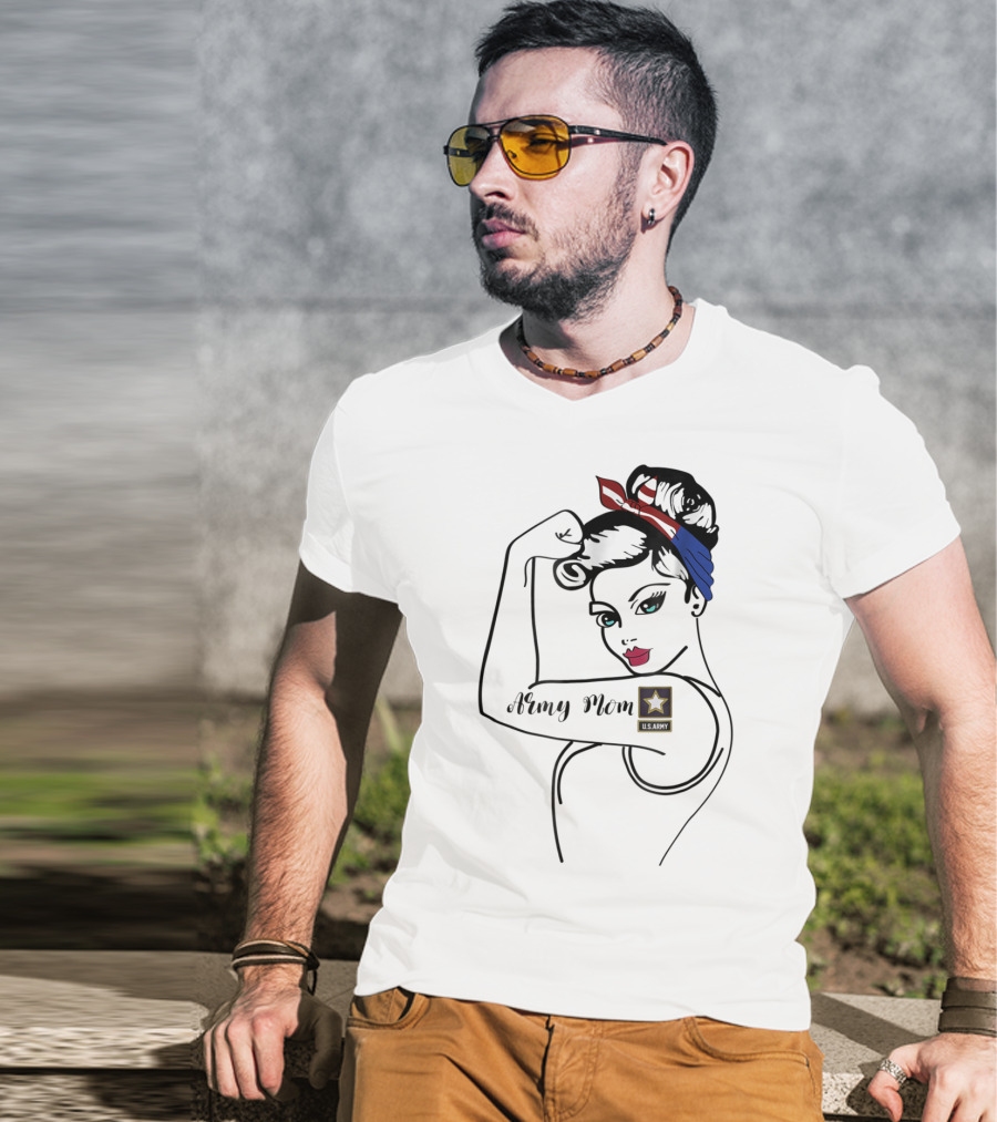 Army Mom U.S. Army Rosie Tribute Military Ideas For Her T-Shirt