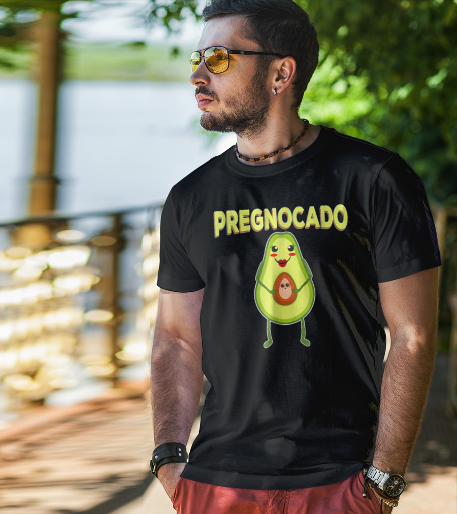 Pregnocado Avocado Pregnant Food Pregnancy Announcement T-Shirt