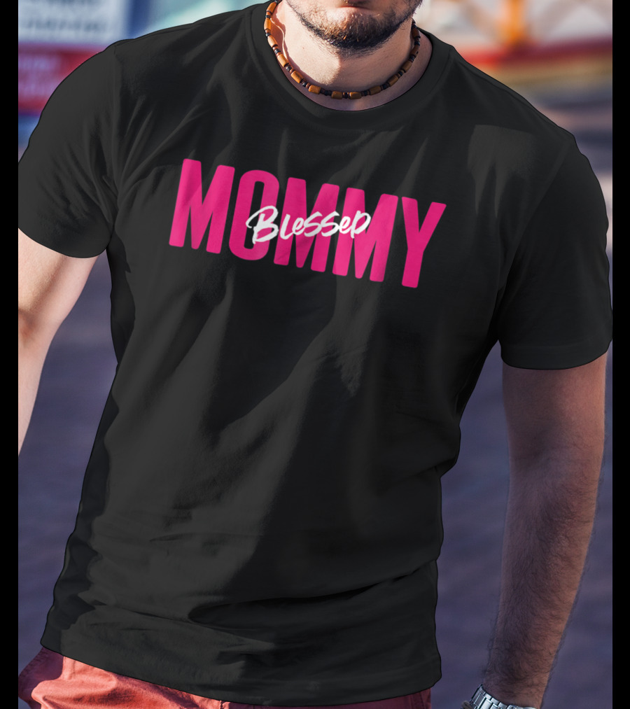 Blessed Mommy Womens Mommy Blessed Bless You T-Shirt