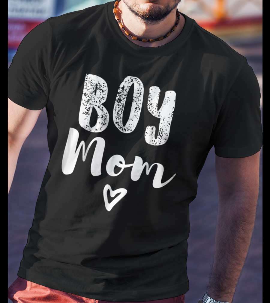 Boy Mom Heart Tshirt23Boy T-Shirt