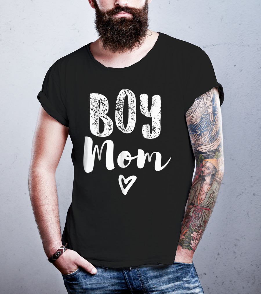 Boy Mom Heart Tshirt23Boy T-Shirt