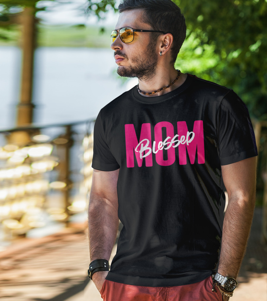 Blessed Mom Womens Blessed Mother41 T-Shirt