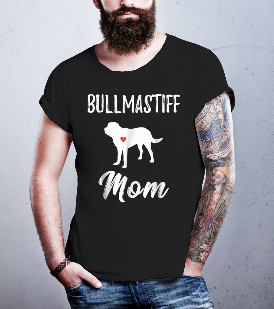 Bullmastiff Mom Dog Lover Owner Bullmastiff Mom T-Shirt