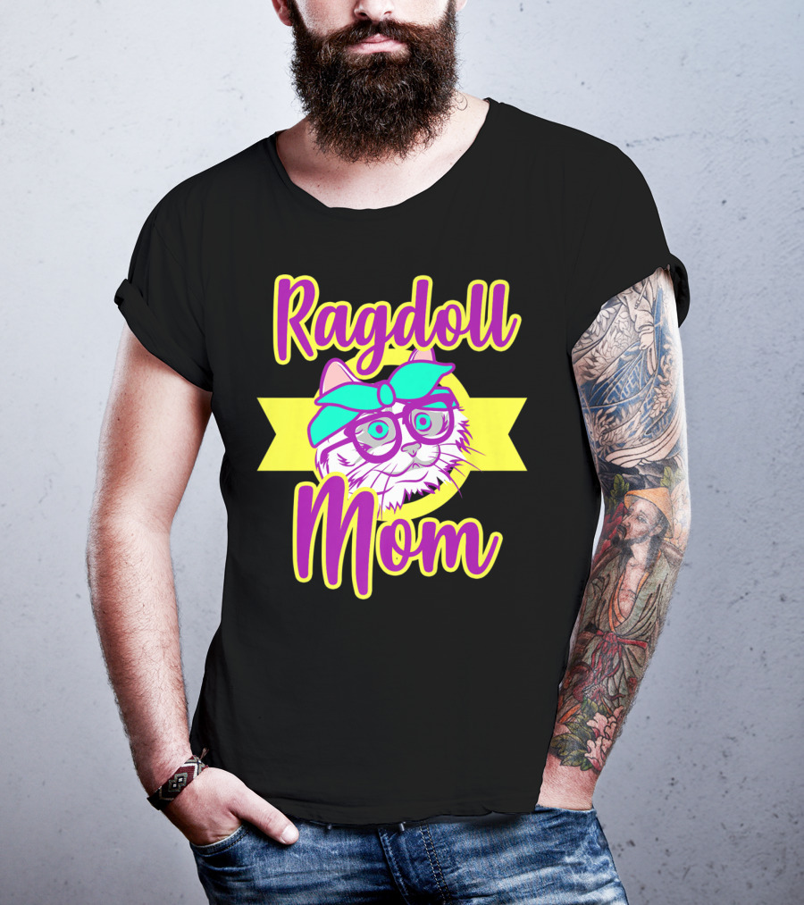 Ragdoll Mom Cats Lovers Women Her Christmas T-Shirt
