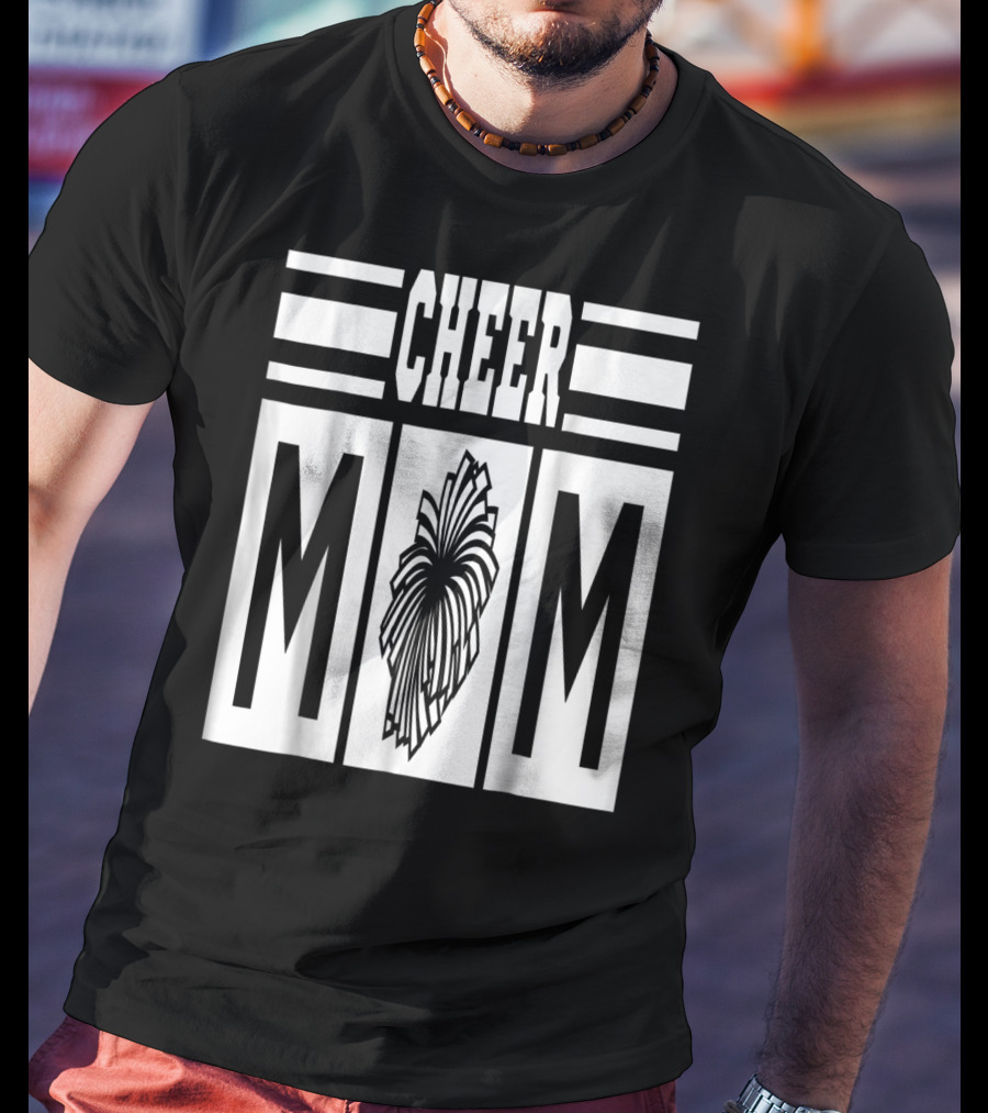 CHEER MOM Pom Pom T-Shirt