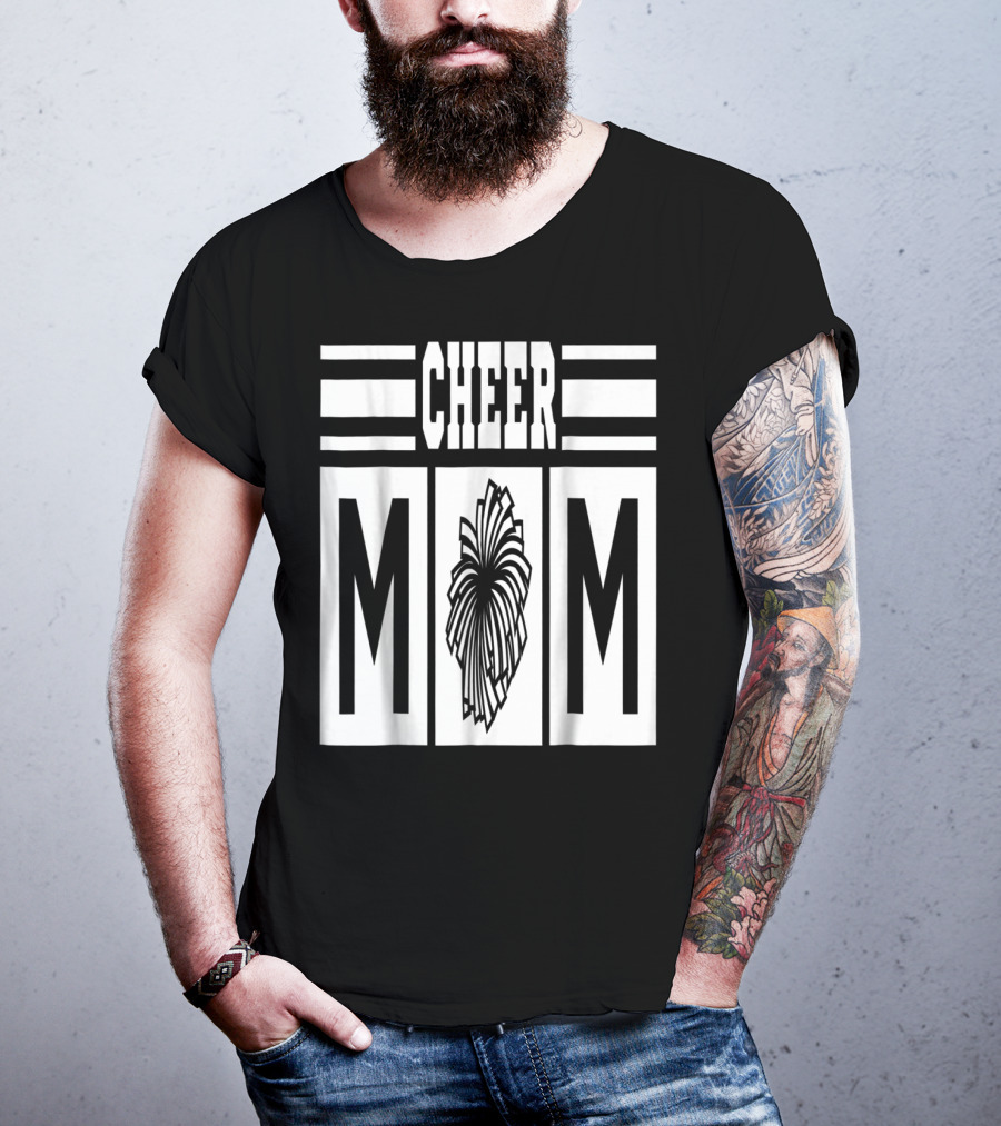 CHEER MOM Pom Pom T-Shirt