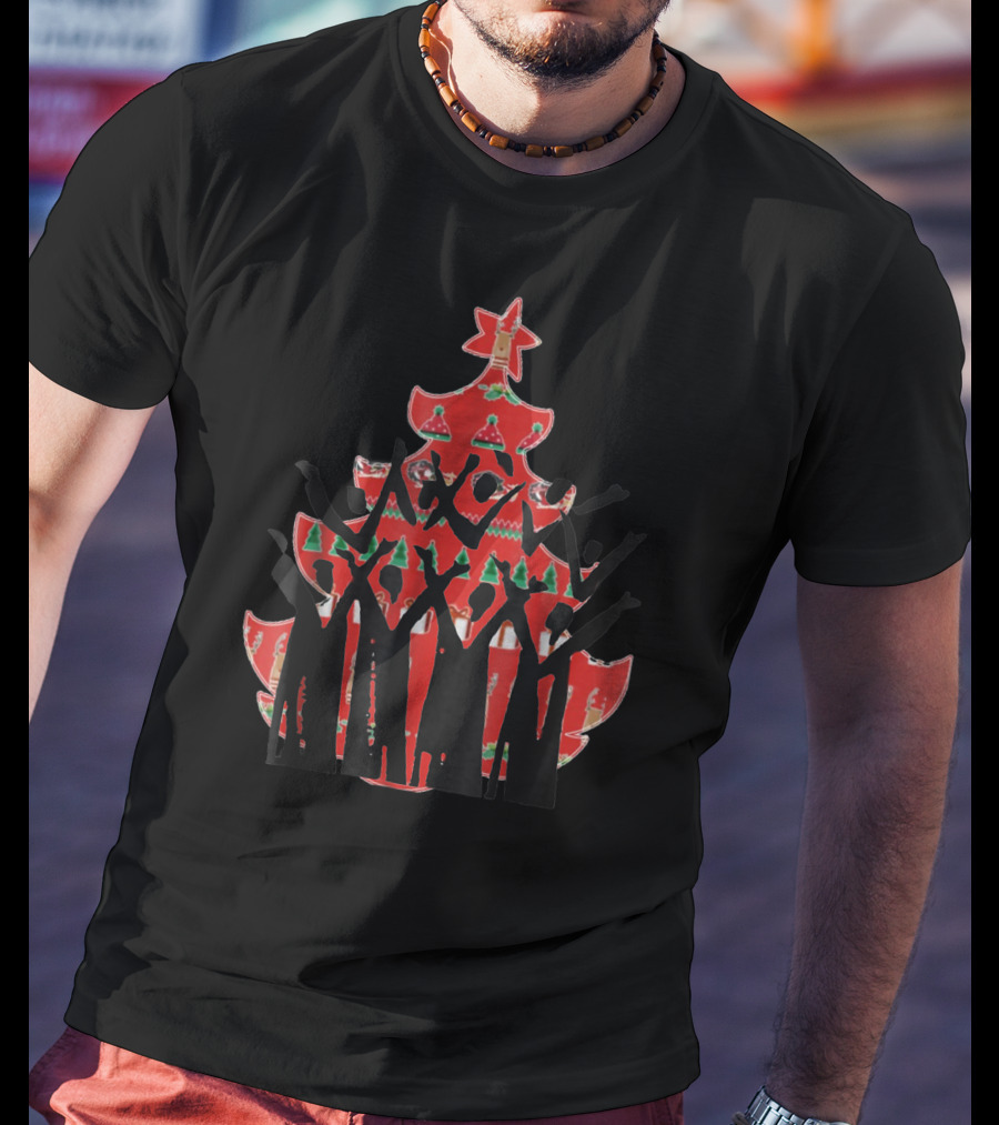 Christmas Tree Choir Holiday Music Carols T-Shirt
