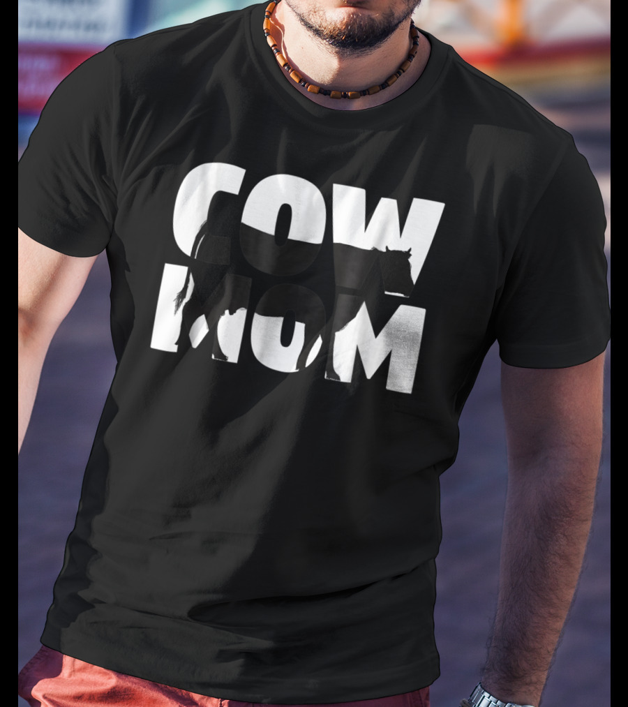 Cow Mom Cow Lover For Mother T-Shirt