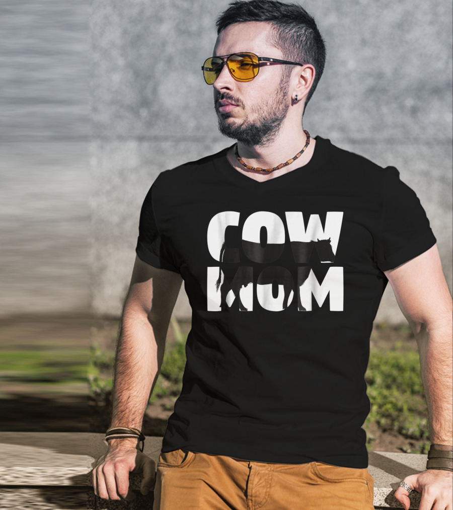 Cow Mom Cow Lover For Mother T-Shirt