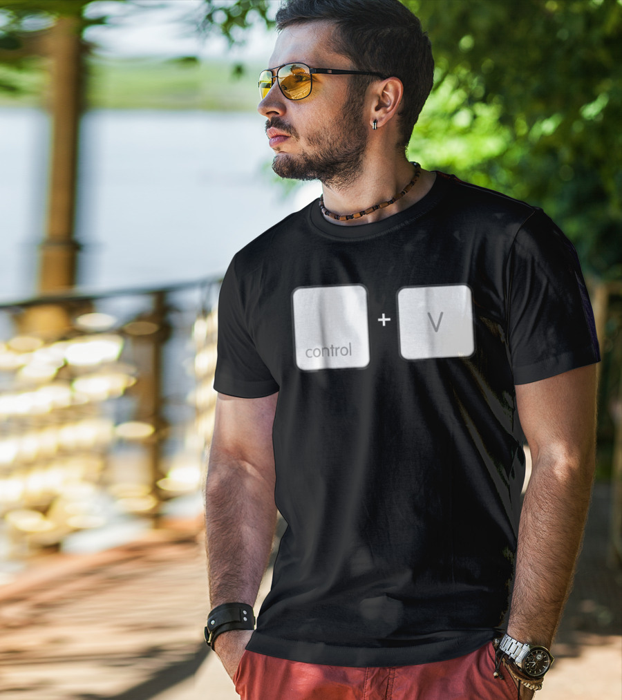 Control V Plus Daddy Daughter Copy And Paste T-Shirt