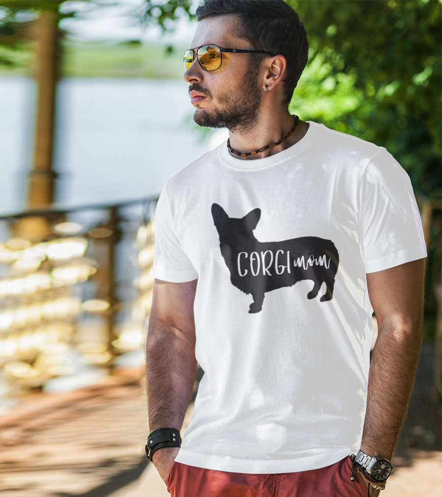Corgi Mom Corgi Dog T-Shirt