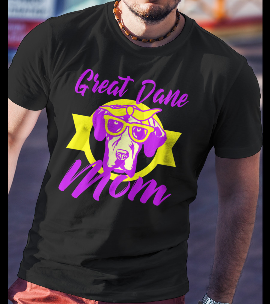 Great Dane Mom Women Puppy T-Shirt
