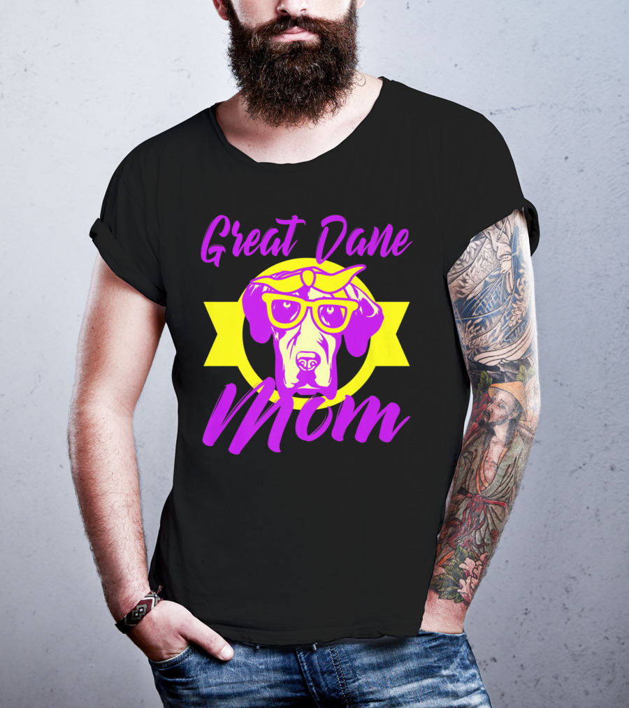 Great Dane Mom Women Puppy T-Shirt