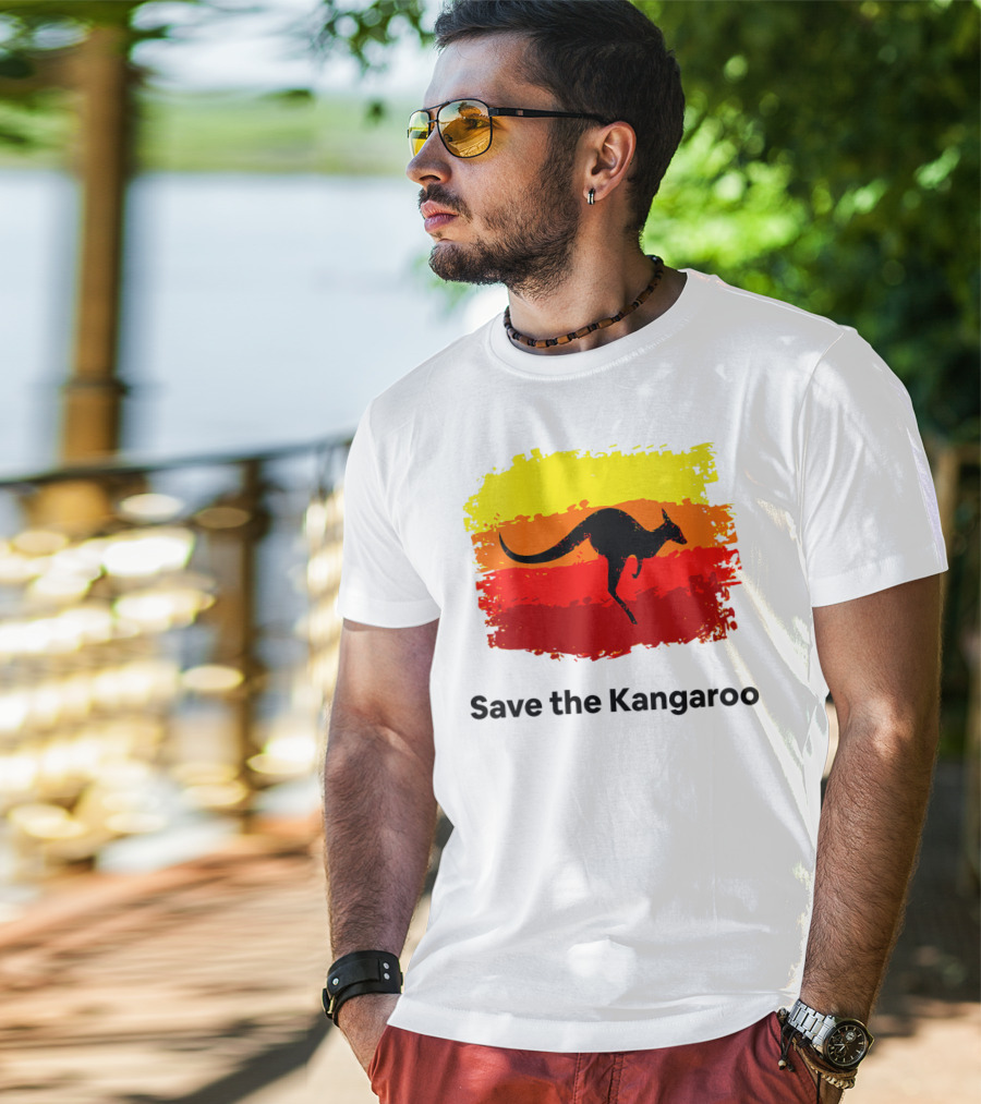 Save The Kangaroo Pray For Australia Rain T-Shirt