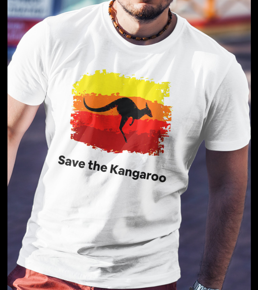 Save The Kangaroo Pray For Australia Rain T-Shirt